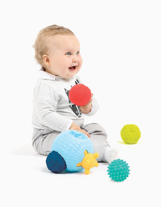Puzzle Sensorial Multi Bolas Atom Ludi 6M+