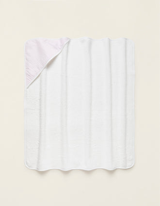 Toalha De Banho Com Capuz Pink 75X75Cm Zy Baby