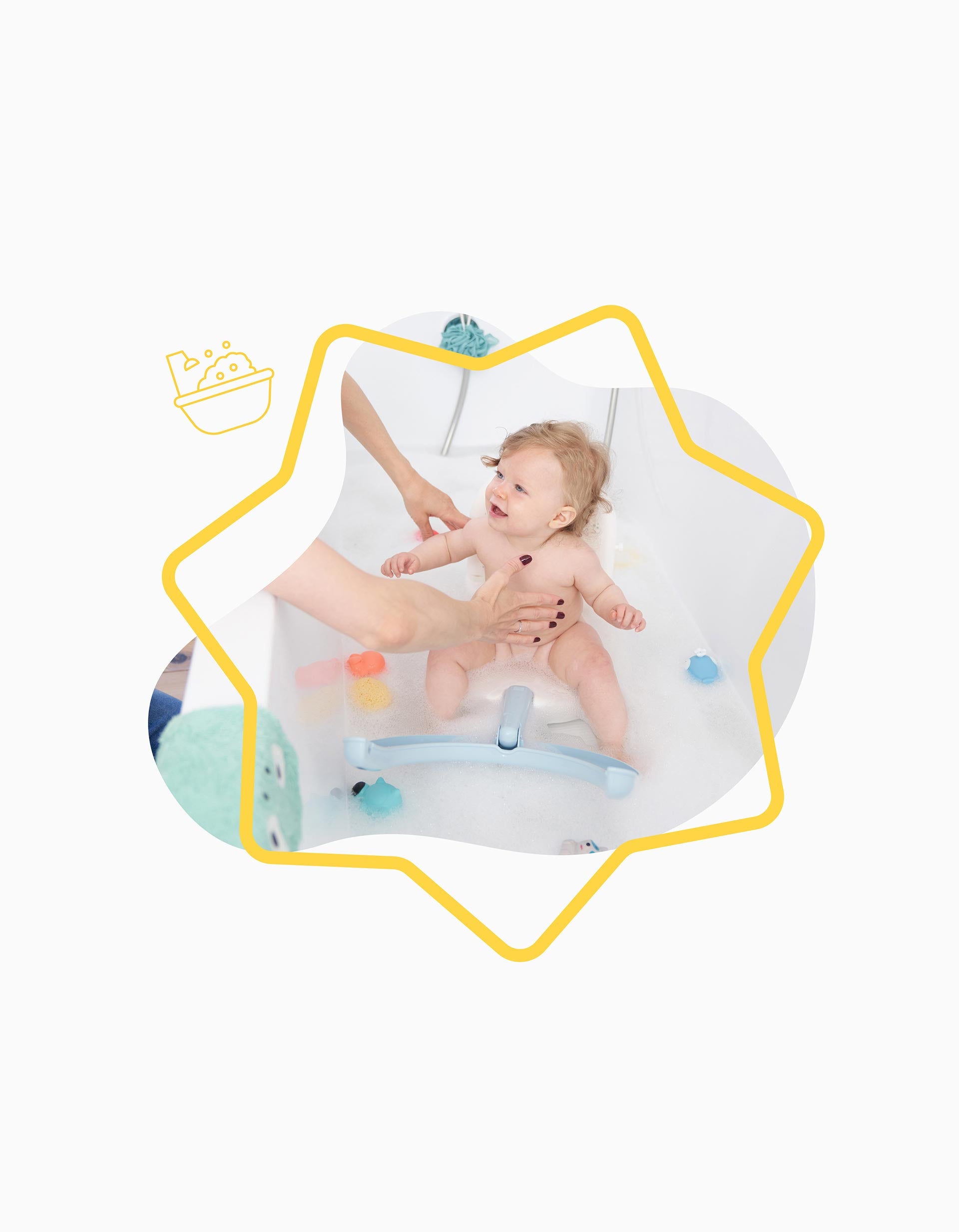 Asiento de Baño Ring Foldable Badabulle