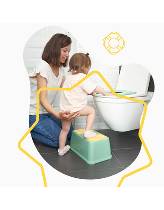 Toilet Stool Green Badabulle