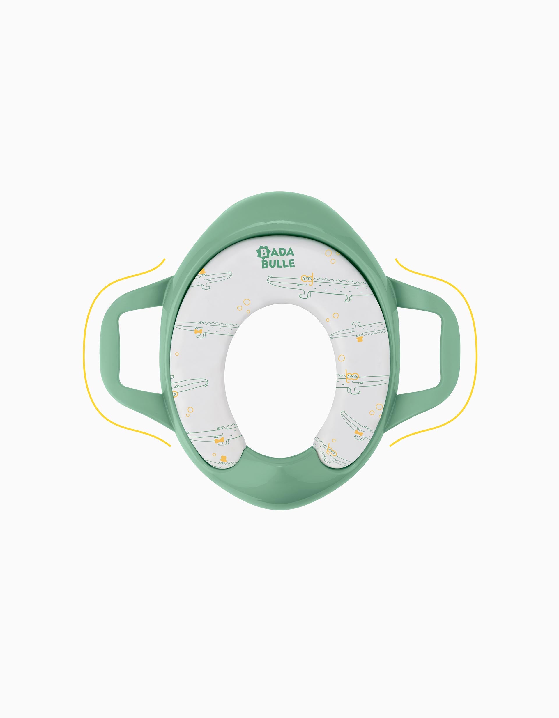 Padded Toilet Seat Reducer Green Badabulle