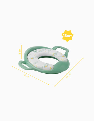 Padded Toilet Seat Reducer Green Badabulle
