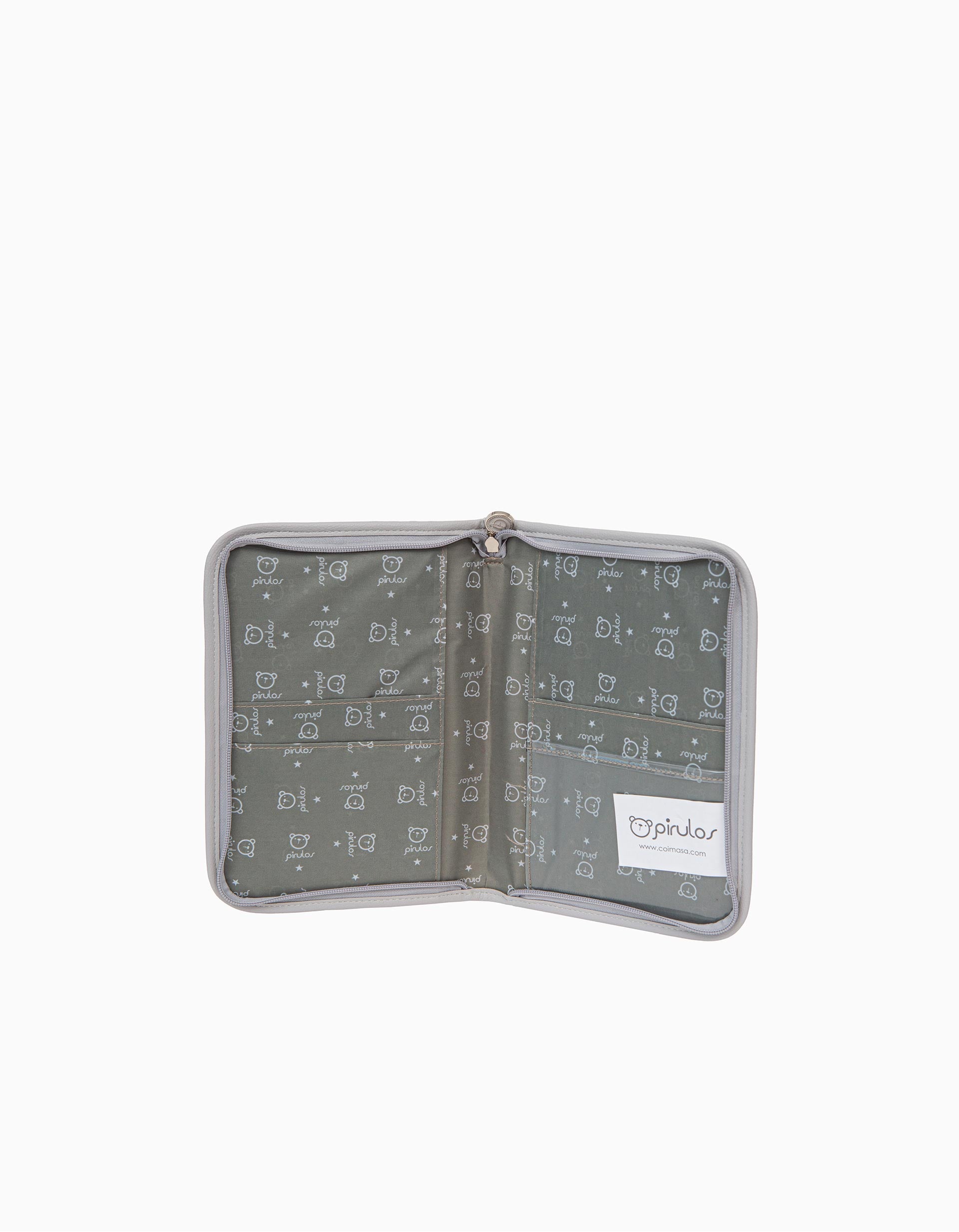 Document Holder Ecopiel Rombos Grey Bimbipirulos