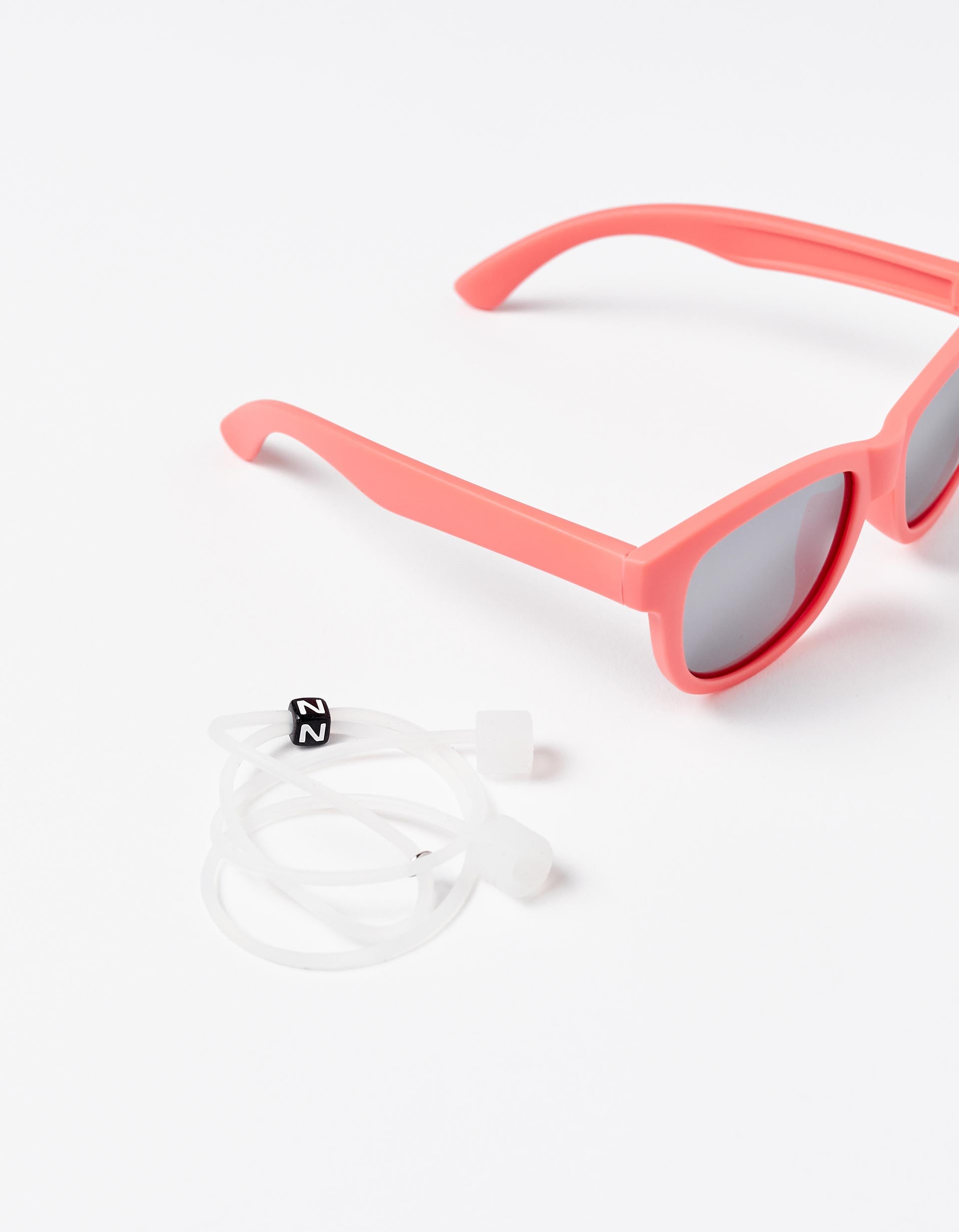 Flexible Sunglasses with UV Protection for Girls, Coral