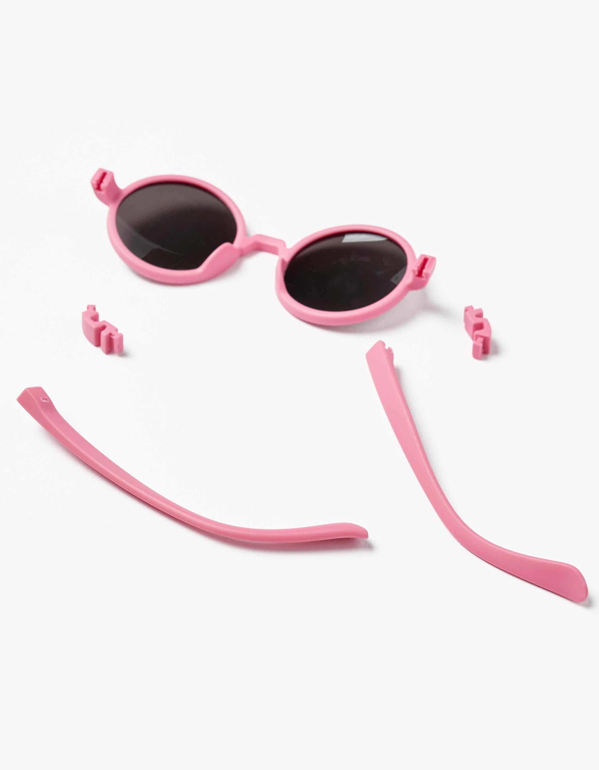 Flexible Sunglasses with UV Protection for Girls, Pink