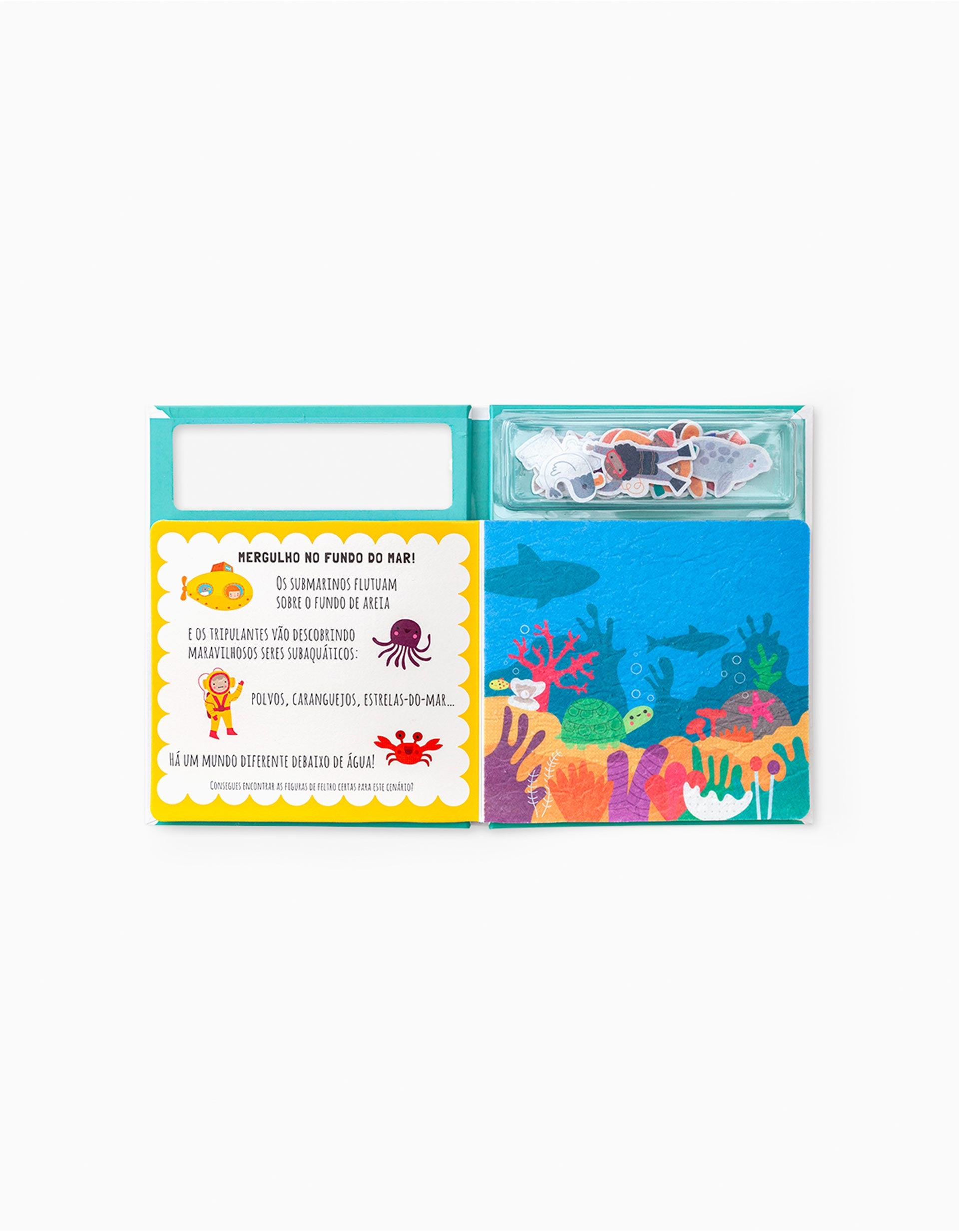 Livro Feltro Mágico Oceano Edicare 4A+