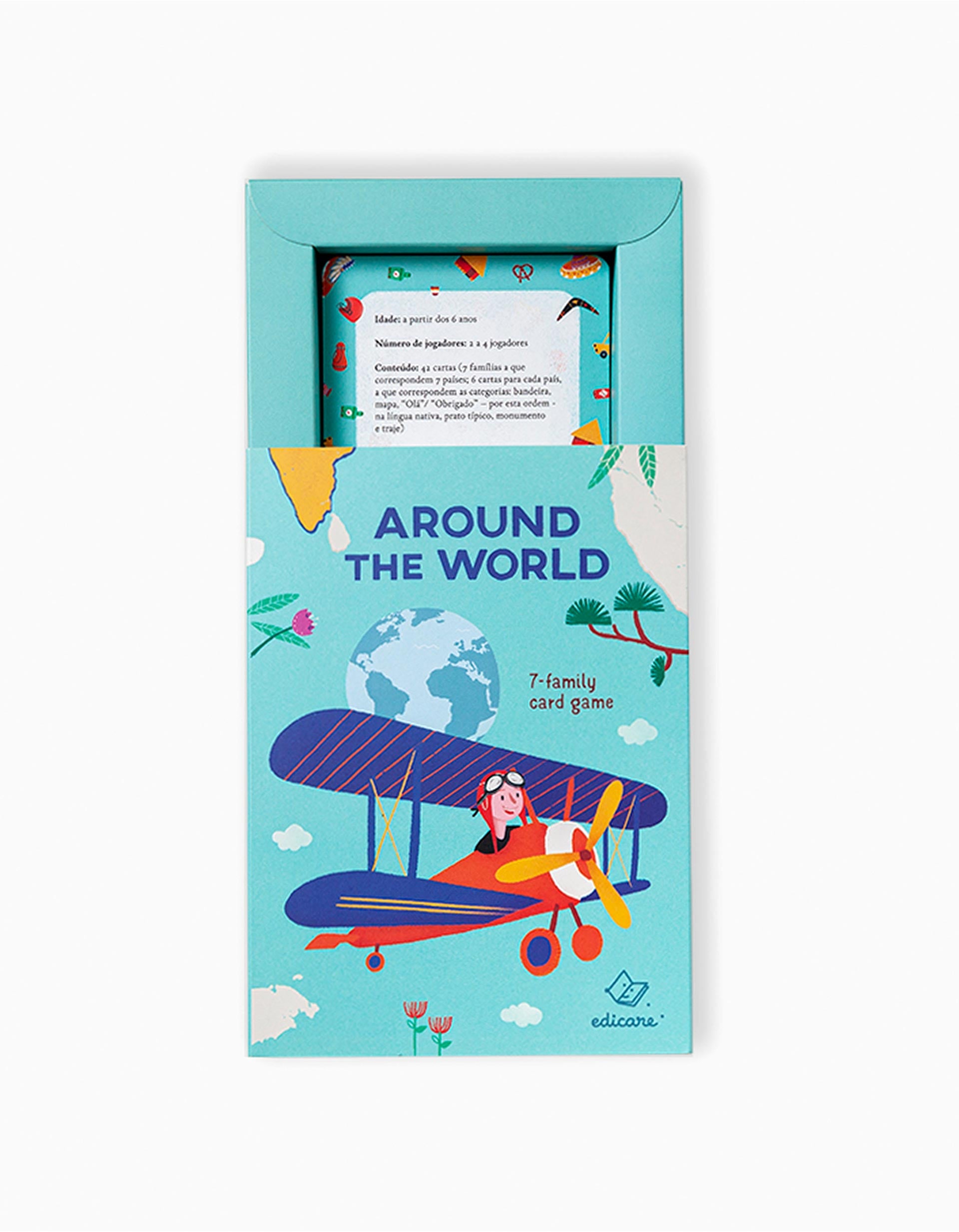 Card Game Around The World Edicare 42 Pcs 6A+