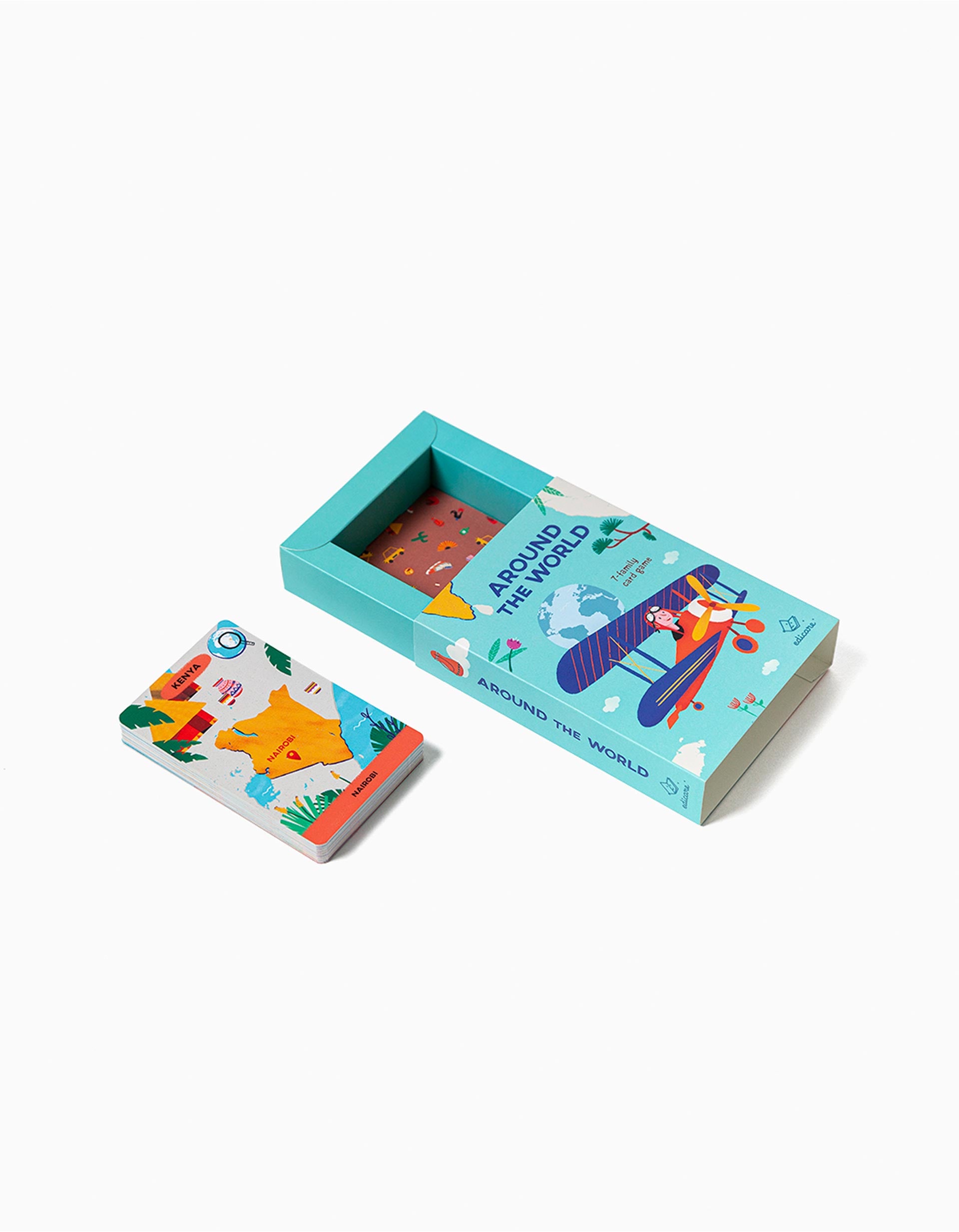 Card Game Around The World Edicare 42 Pcs 6A+