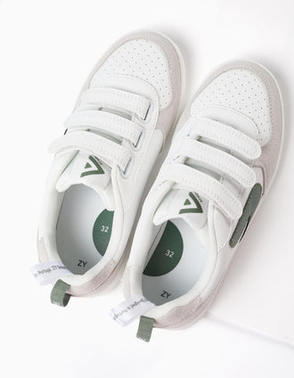 Baskets Enfant 'ZY Move', Blanc/Vert