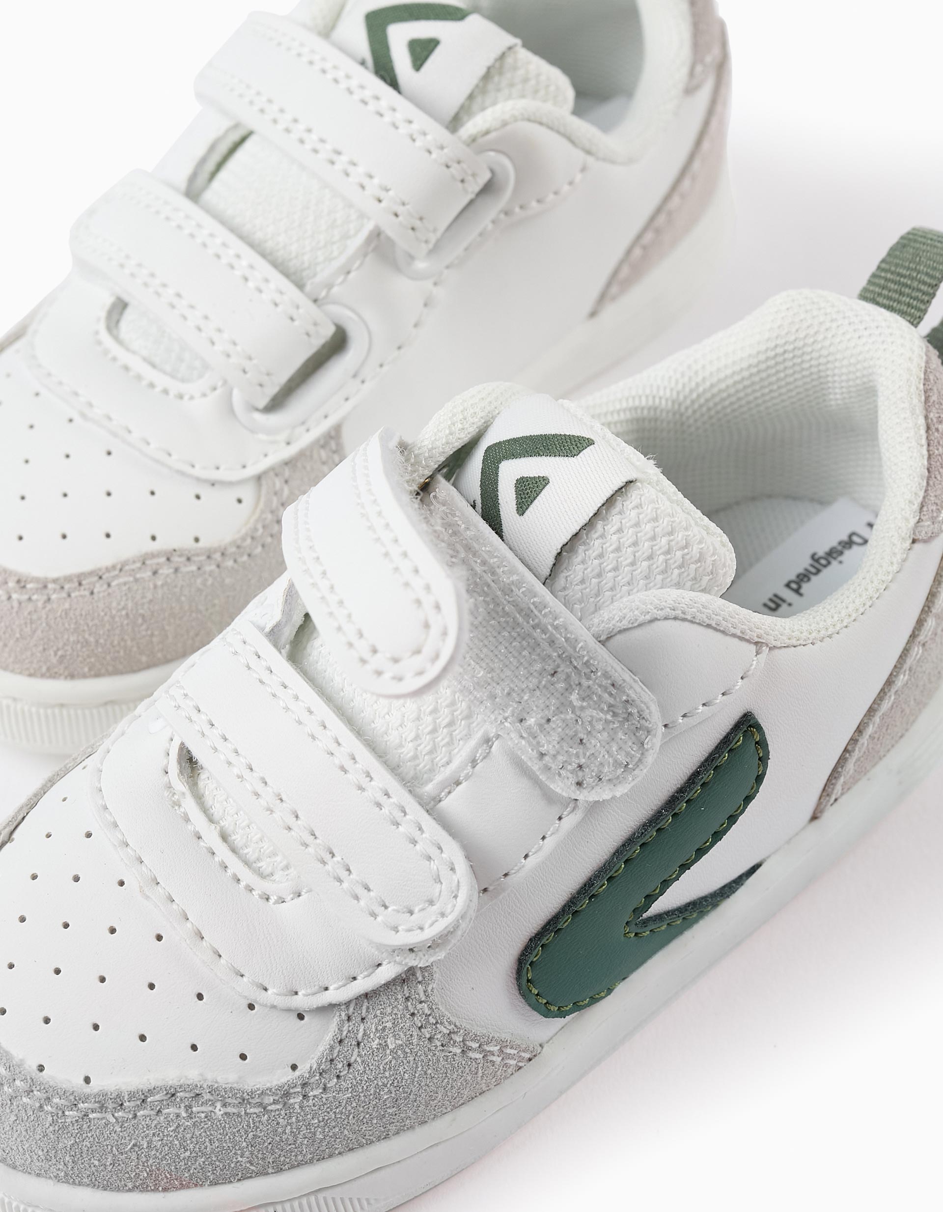 Trainers for Babies 'ZY Move', White/Green