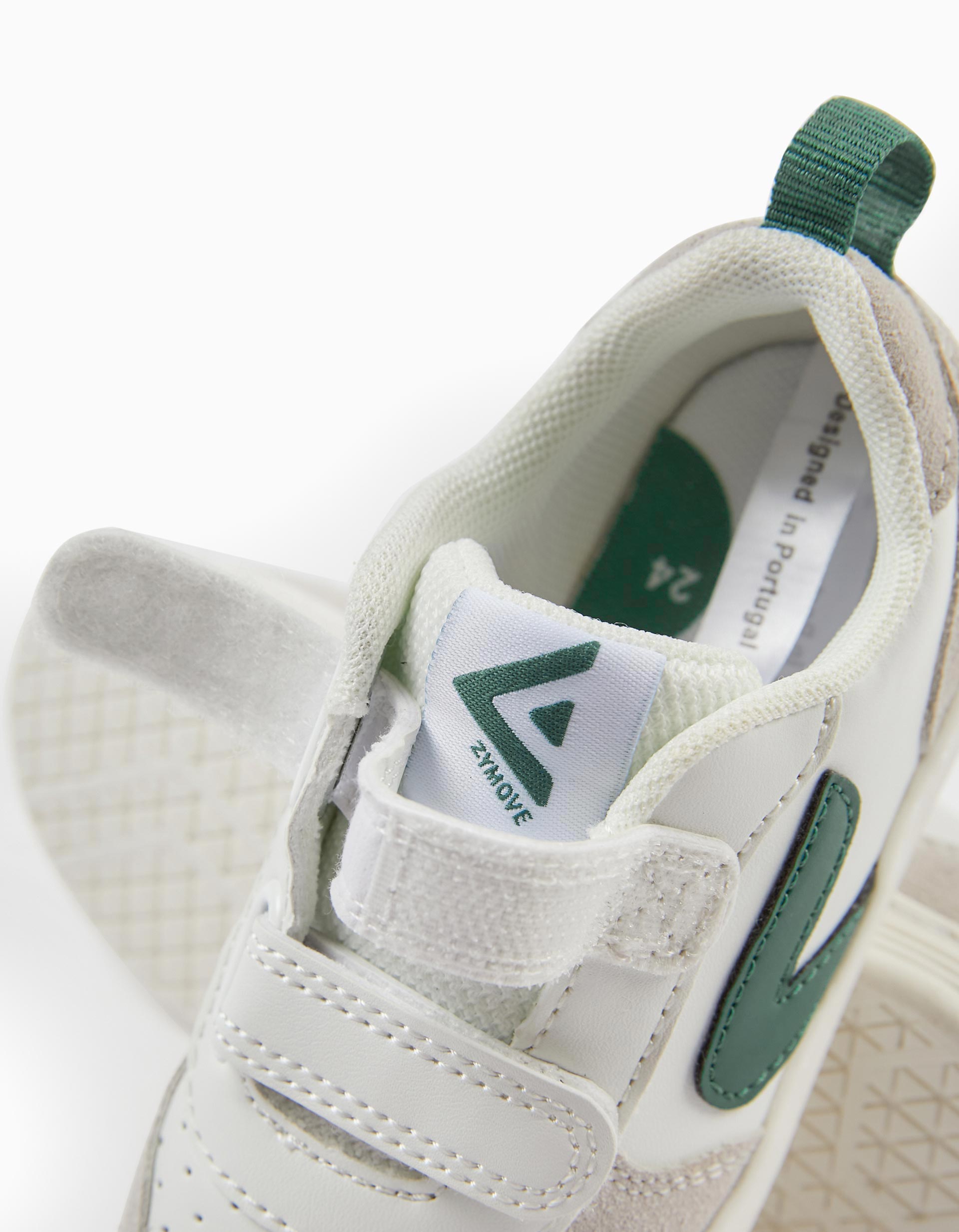 Trainers for Babies 'ZY Move', White/Green