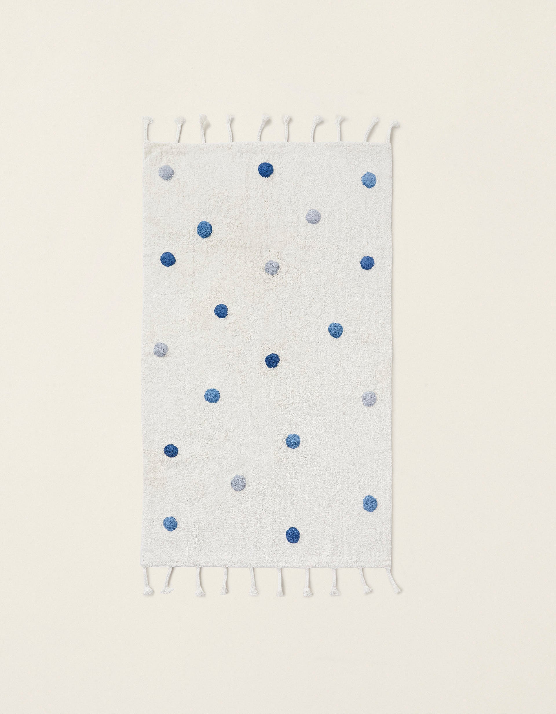 Blue Polka-Dot Rug ZY Baby 90X150Cm