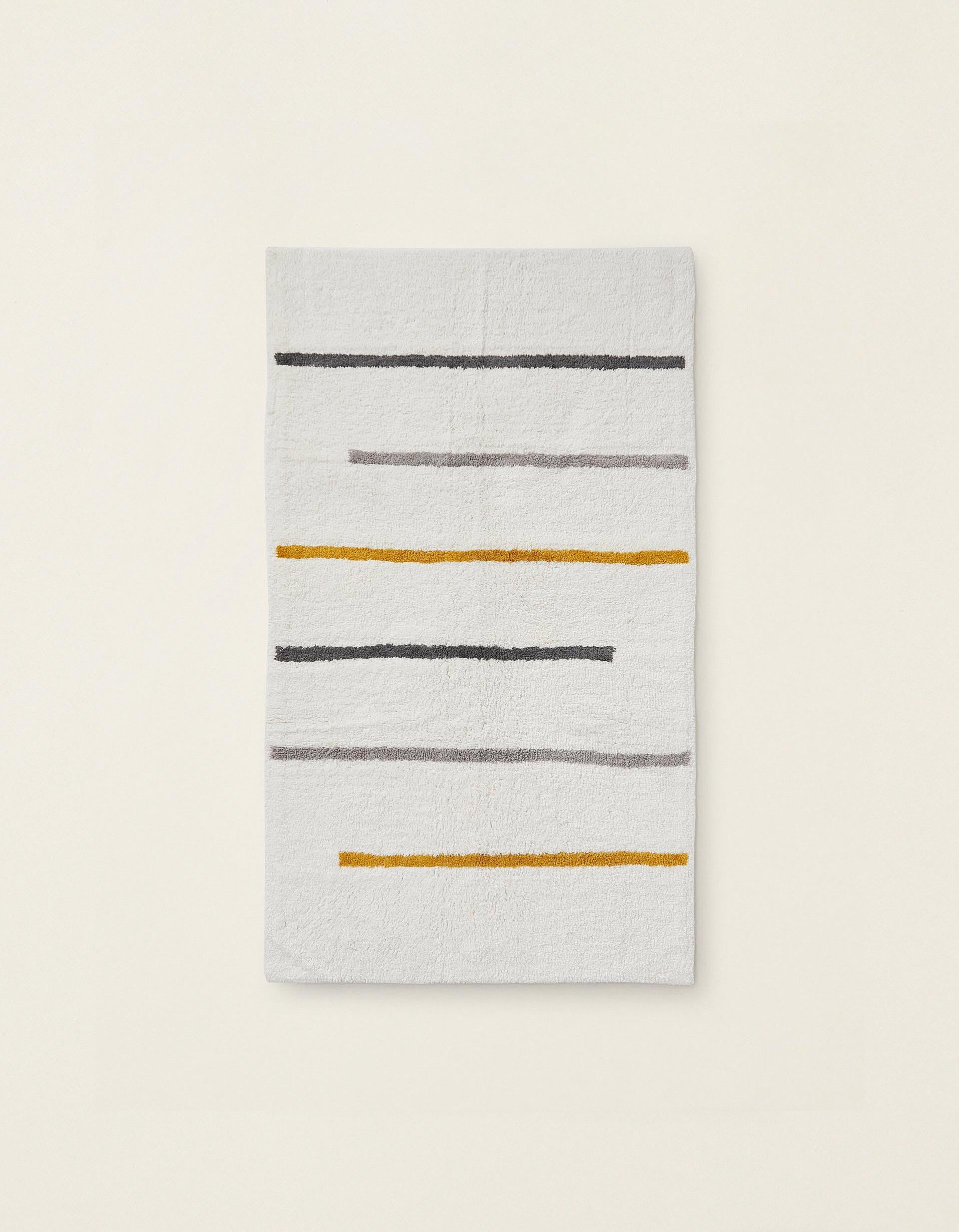 Striped Rug Grey/Yellow ZY Baby 90X150Cm