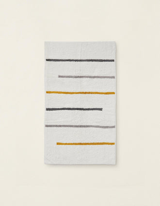 Alfombra a Rayas Gris/Amarillo ZY Baby 90X150Cm