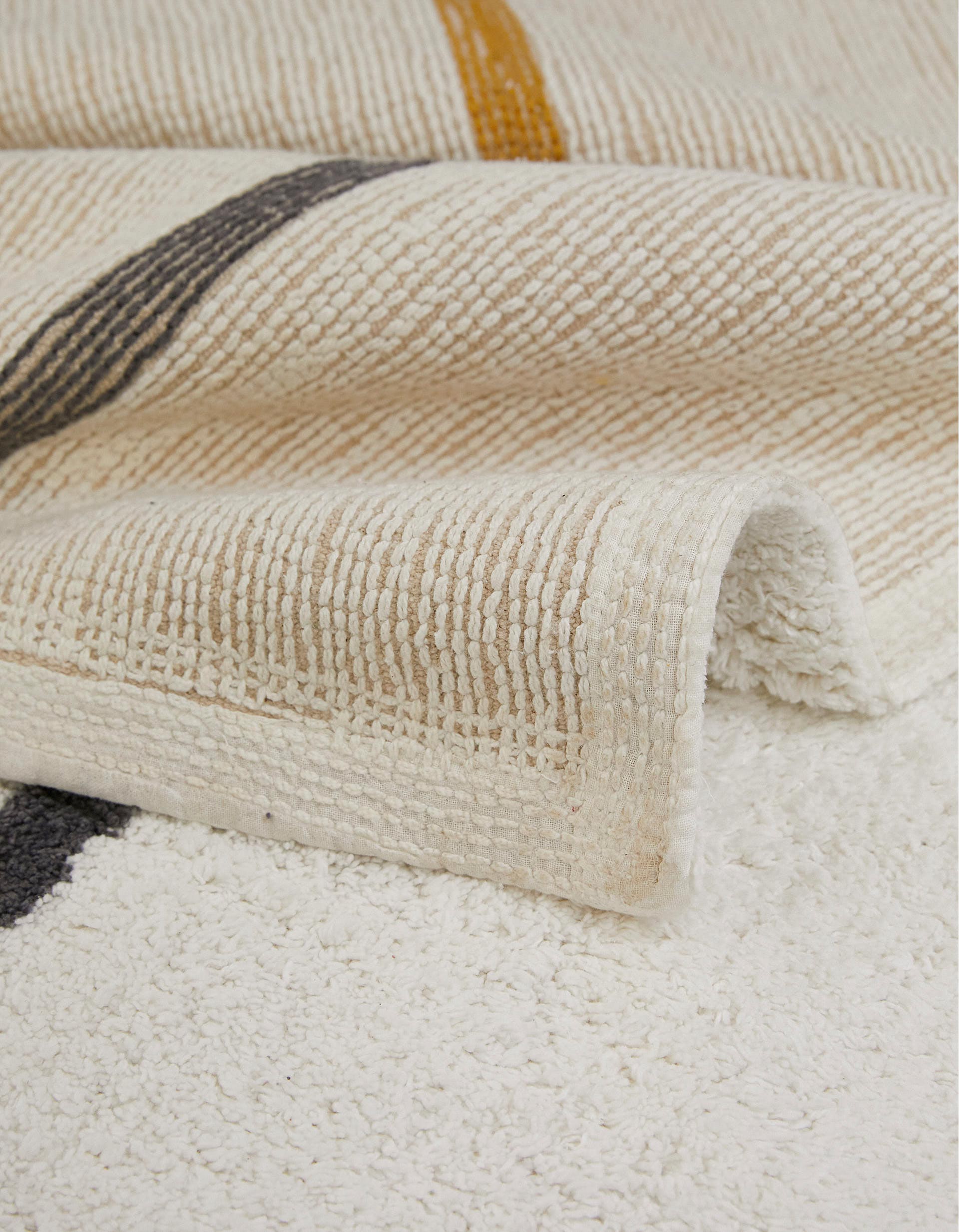 Striped Rug Grey/Yellow ZY Baby 90X150Cm