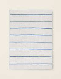 Alfombra a Rayas Azul ZY Baby 150X200Cm