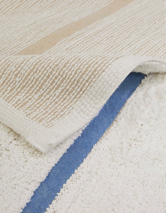 Tapete De Riscas Azul ZY Baby 150X200Cm