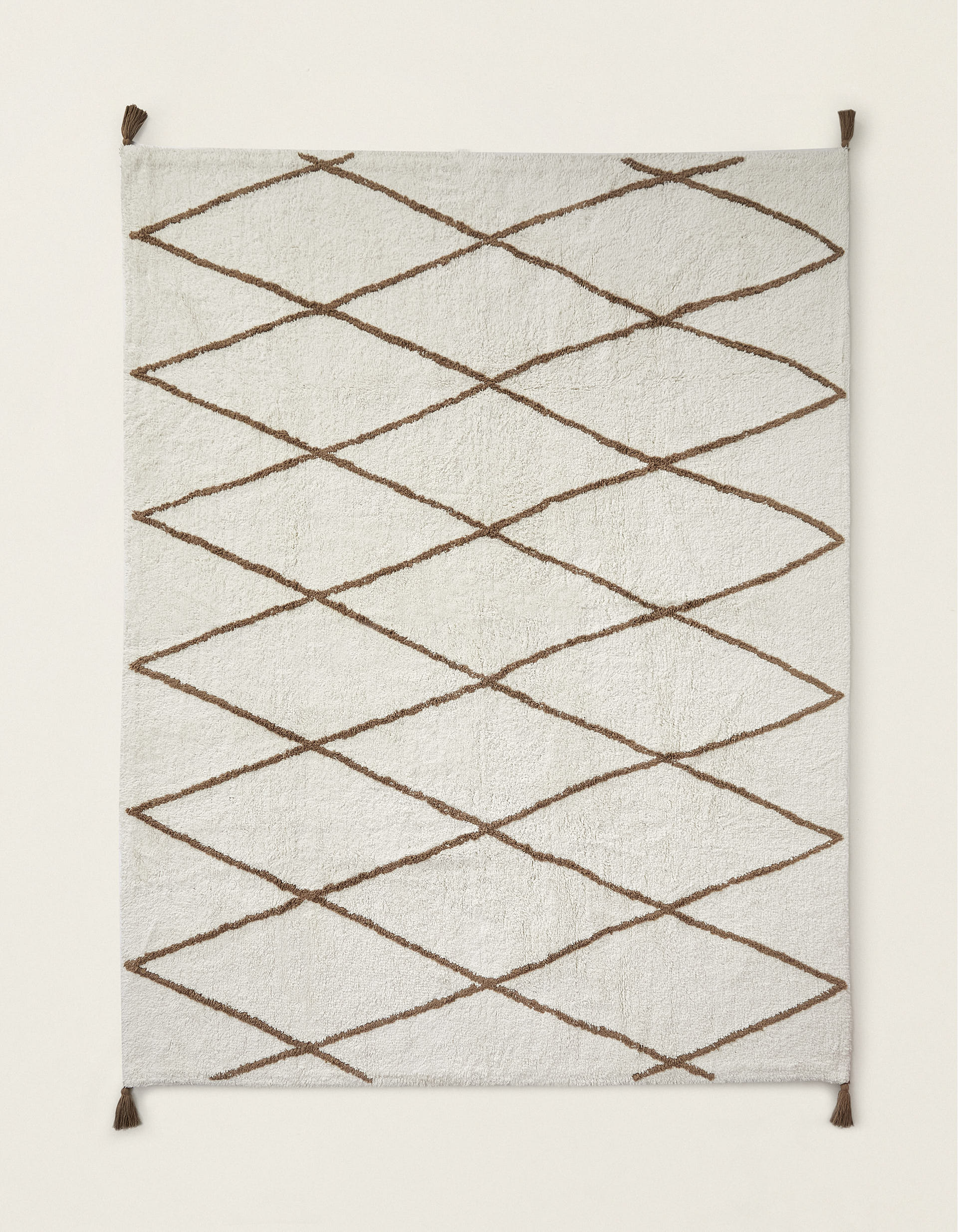 Brown Diamond Rug ZY Baby 150X200Cm