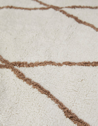 Tapete Diamond Castanho ZY Baby 150X200Cm