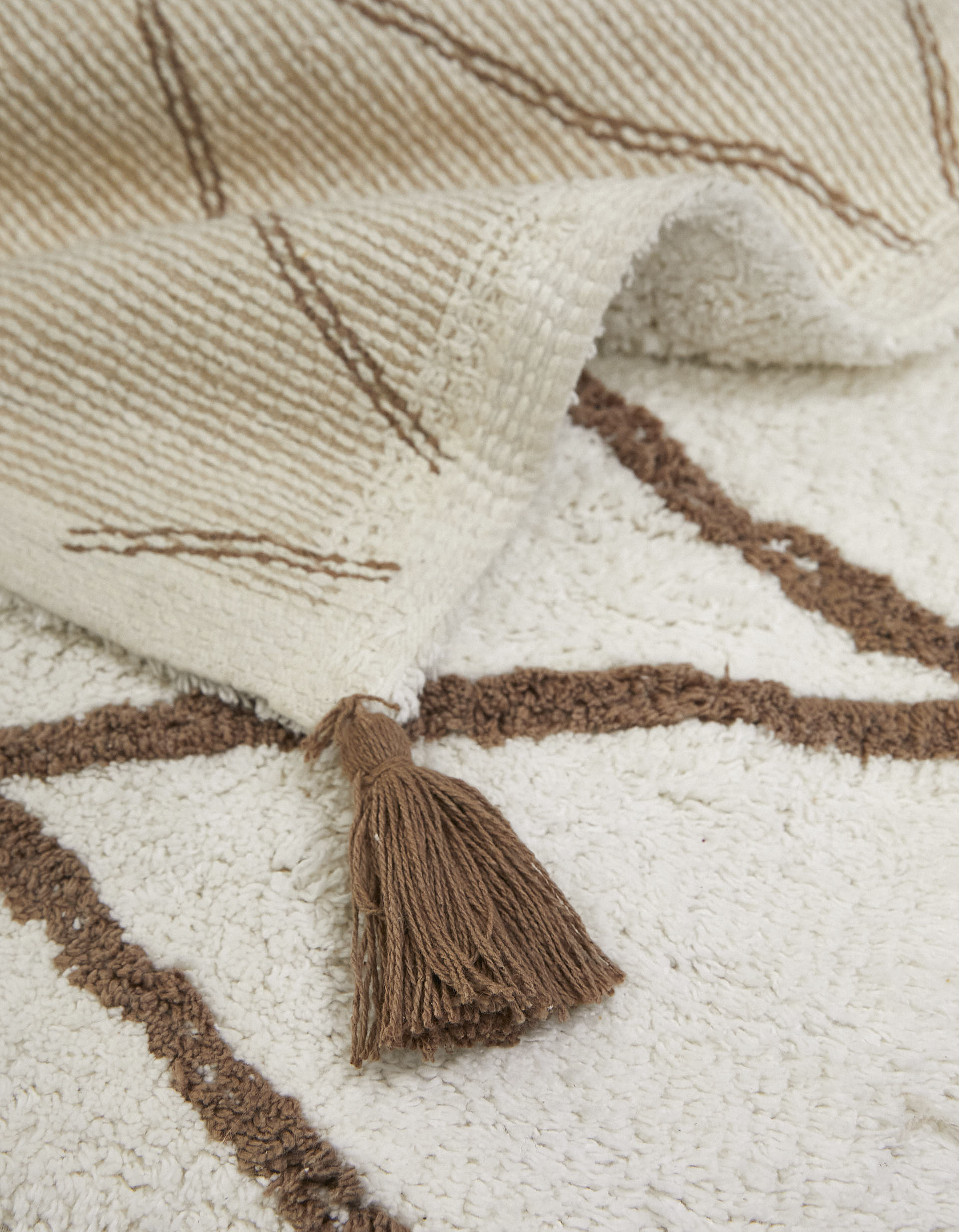 Brown Diamond Rug ZY Baby 90X150Cm