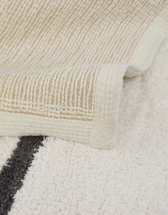 Tapete De Riscas Cinza ZY Baby 150X200Cm