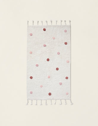 Alfombra de Lunares Rosa ZY Baby 90X150Cm