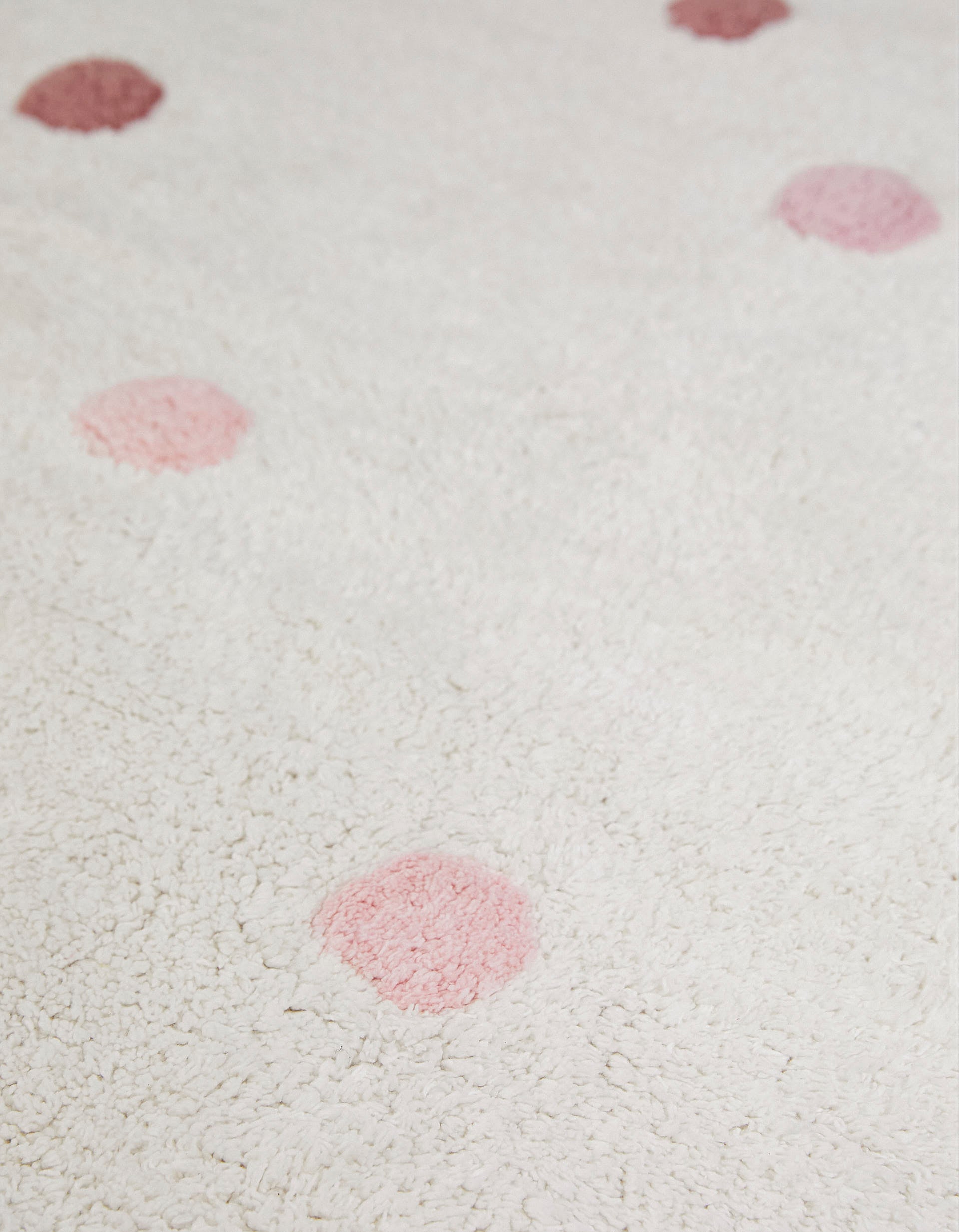 Pink Polka-Dot Rug ZY Baby 90X150Cm