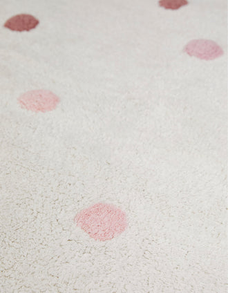 Alfombra de Lunares Rosa ZY Baby 90X150Cm