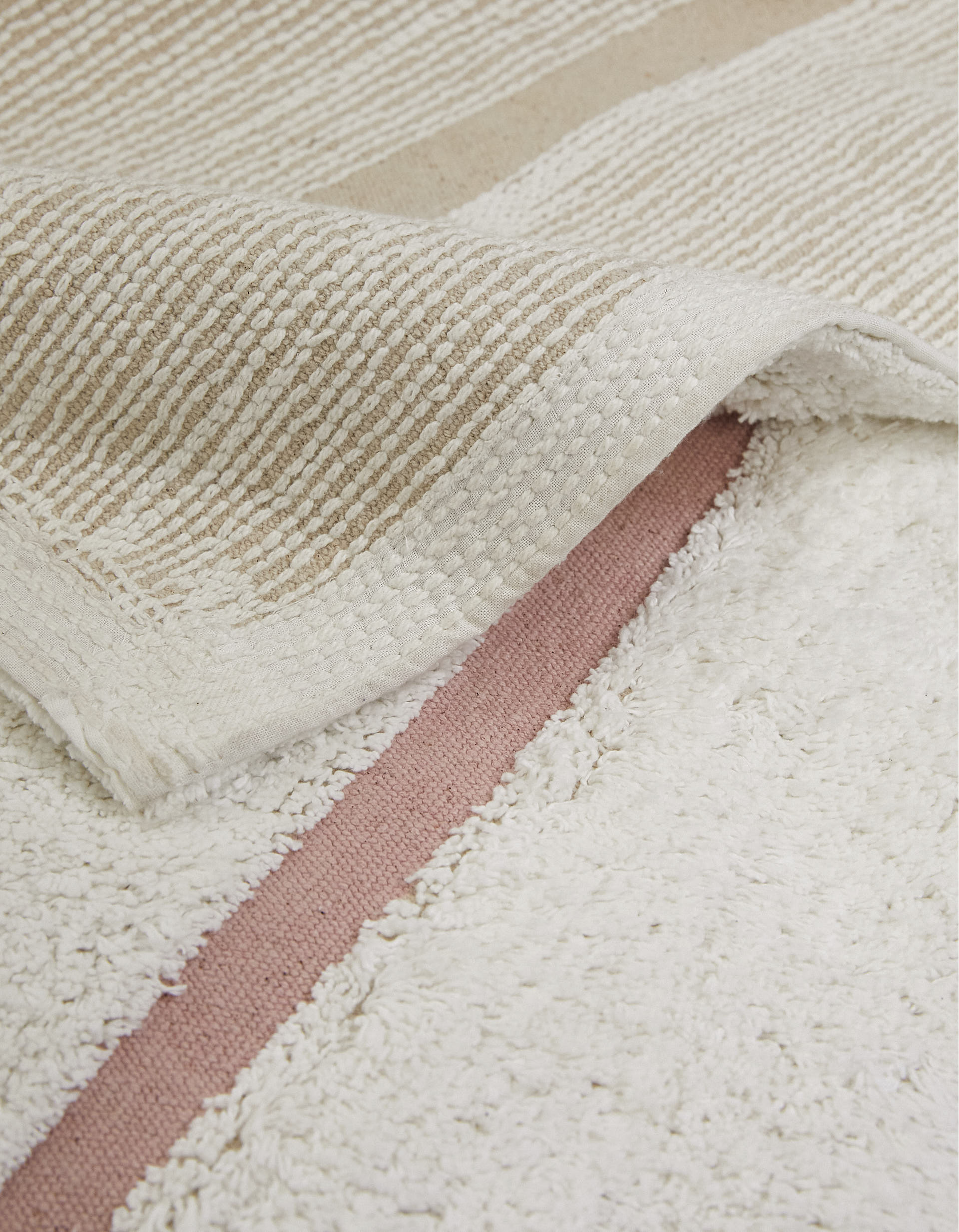 Pink Striped Rug ZY Baby 150X200Cm