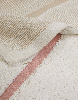 Alfombra a Rayas Rosa ZY Baby 150X200Cm