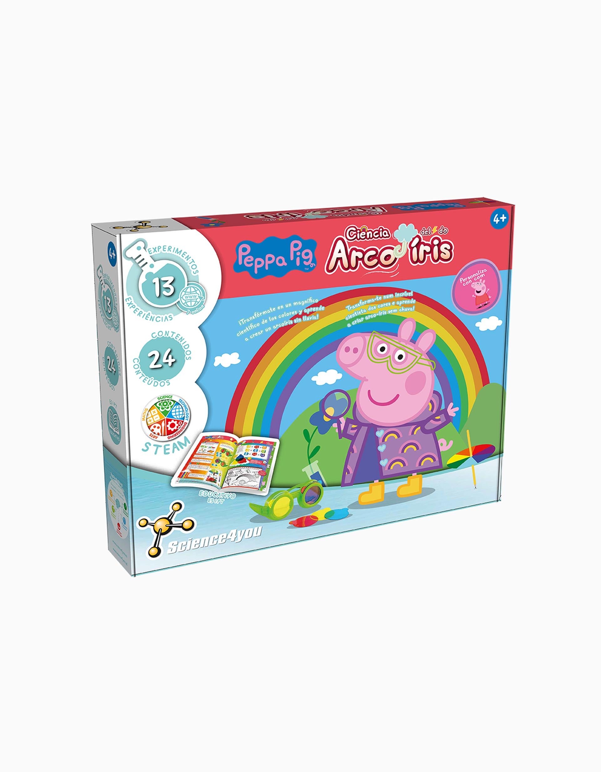 Jeu Eco Peppa Pig La Science de L'arc-en-ciel Science4You 4A+
