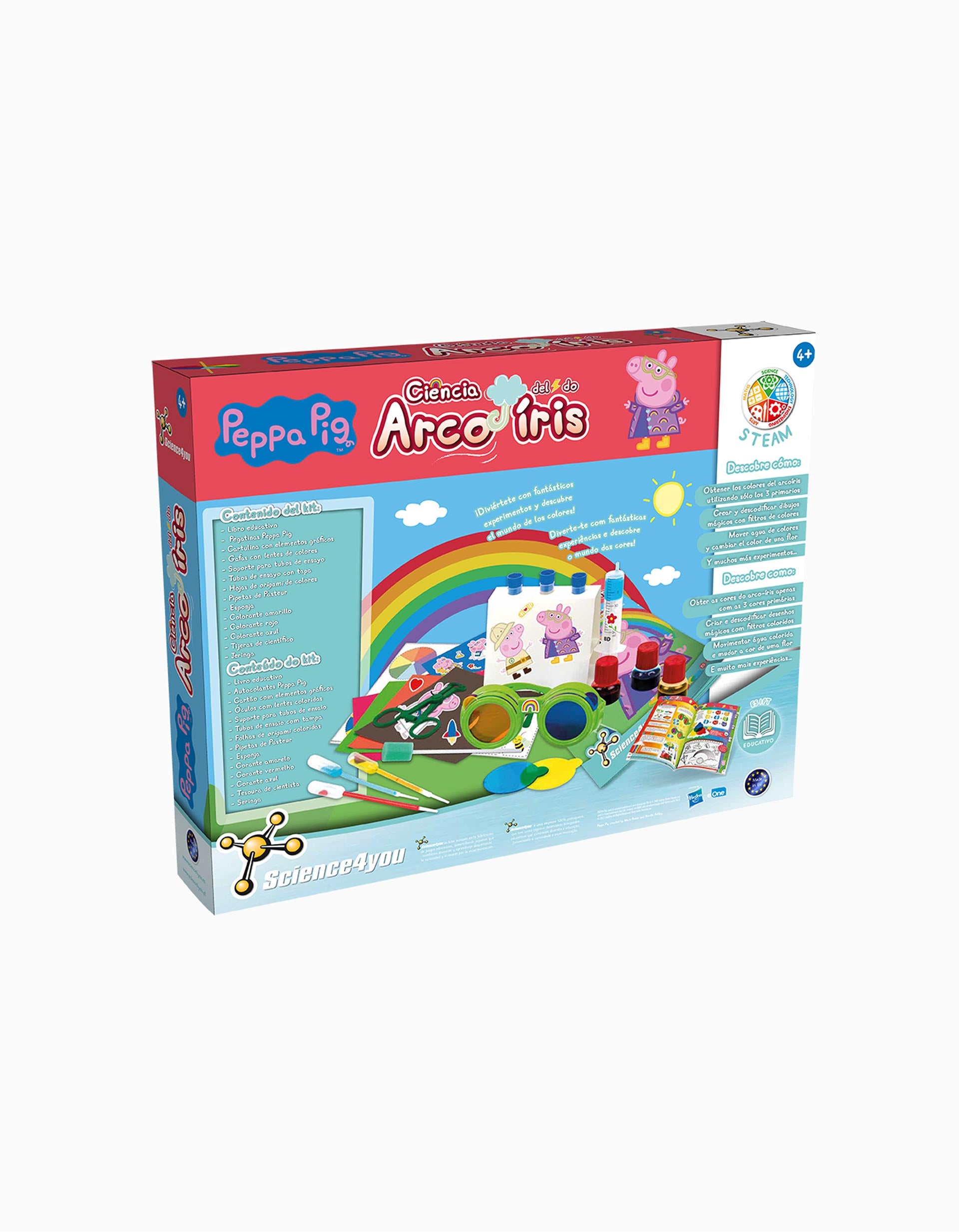 Jeu Eco Peppa Pig La Science de L'arc-en-ciel Science4You 4A+