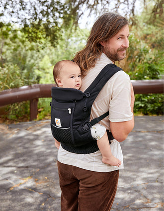 Porte Bébé Adapt Soft Flex Mesh Black Ergobaby 0M+