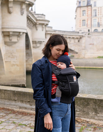 Marsúpio Adapt Soft Flex Mesh Negro Ergobaby 0M+