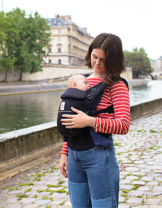 Porte Bébé Adapt Soft Flex Mesh Black Ergobaby 0M+