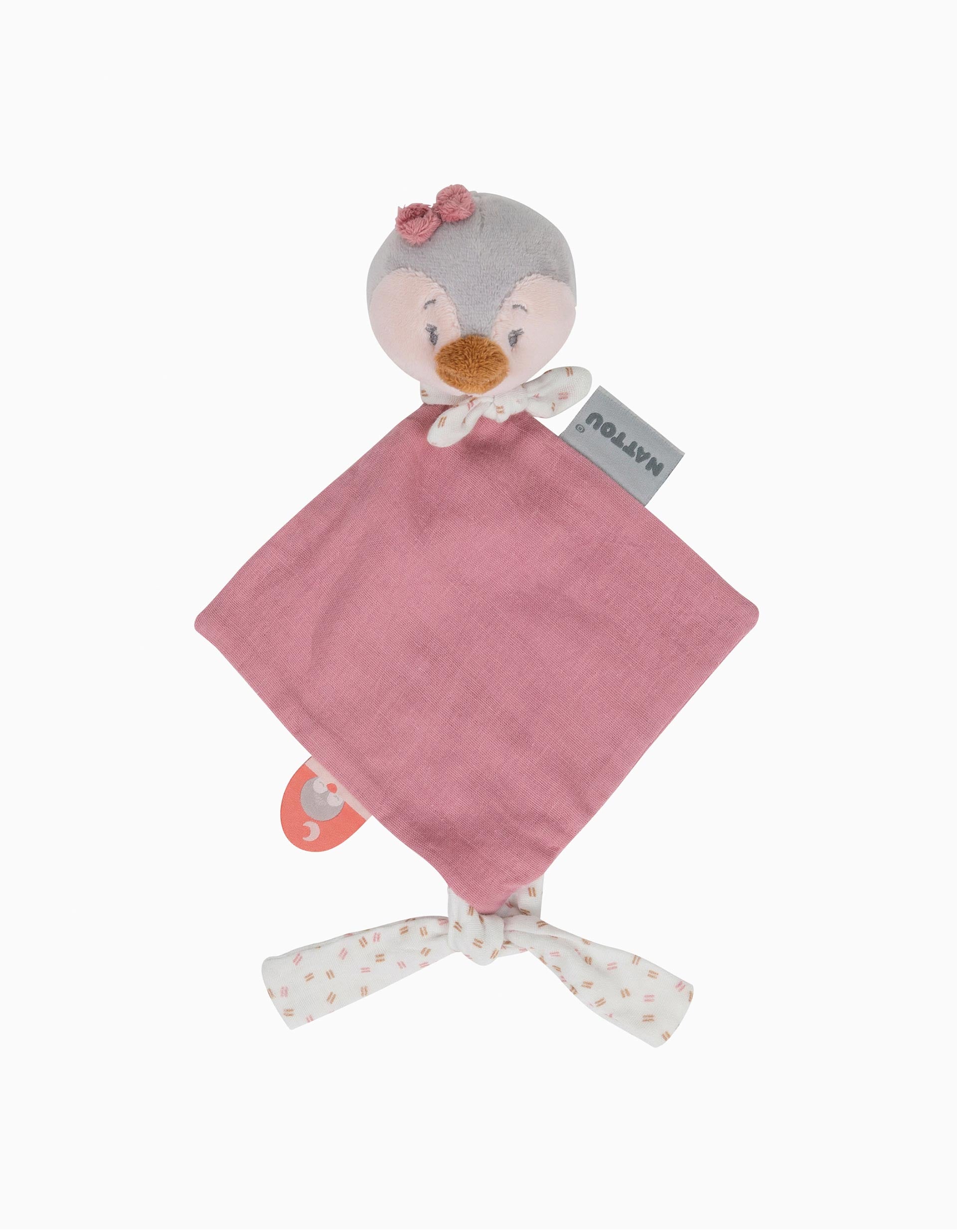 Mini Doudou Sasha Penguin Nattou 25Cm