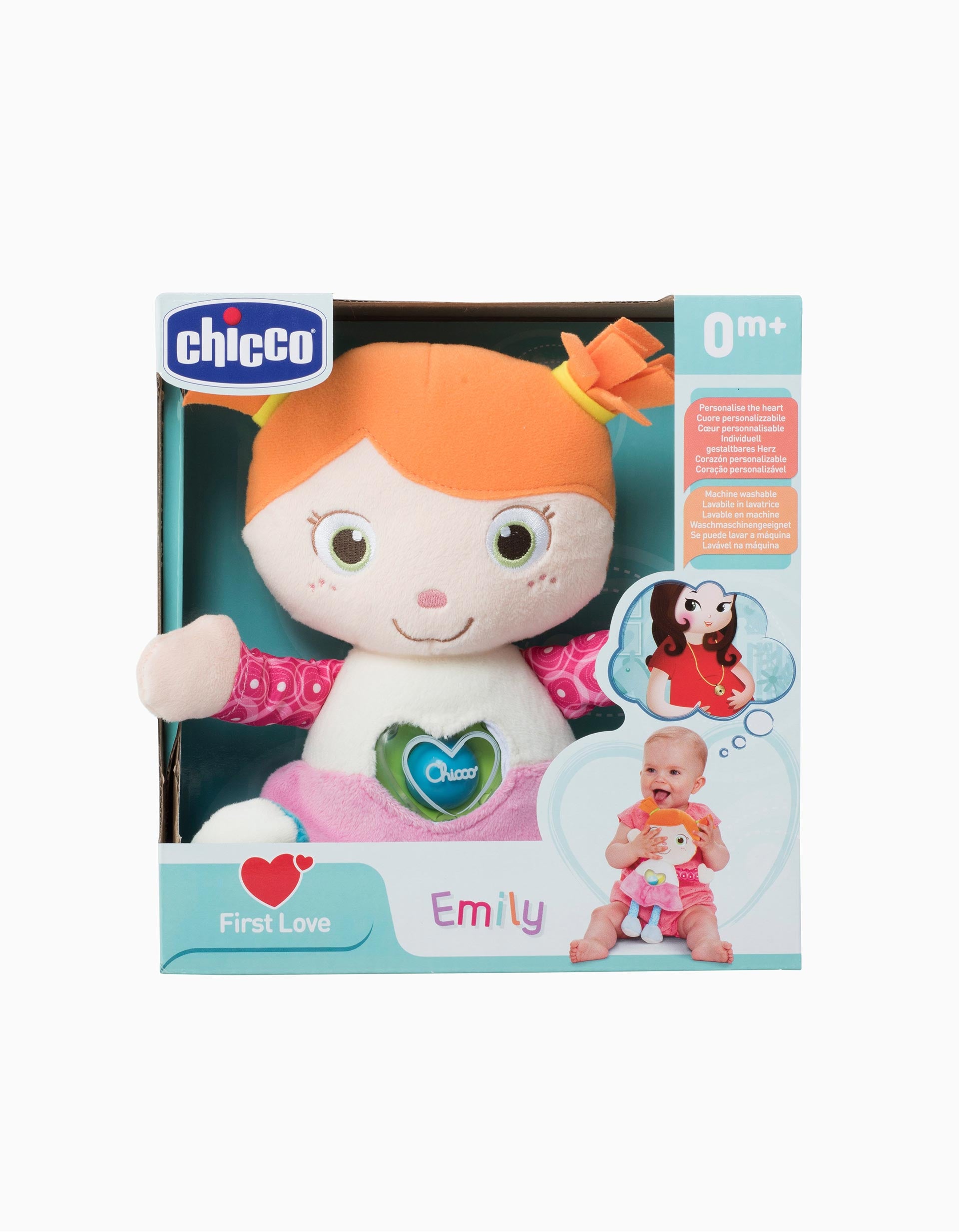 Poupée Peluche First Love Chicco 0M+