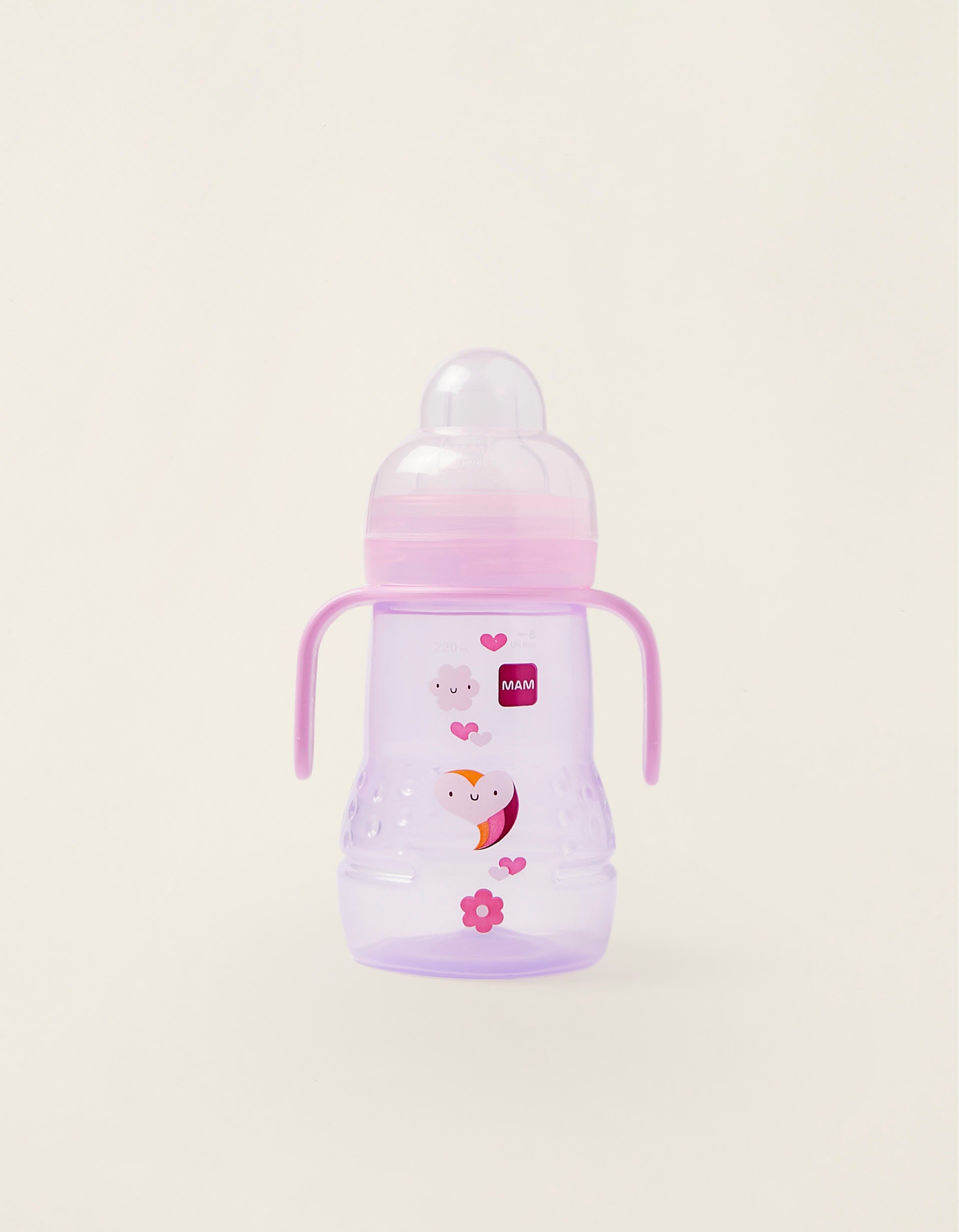 Winged Sippy Cup Pink 220ml Mam 4m+