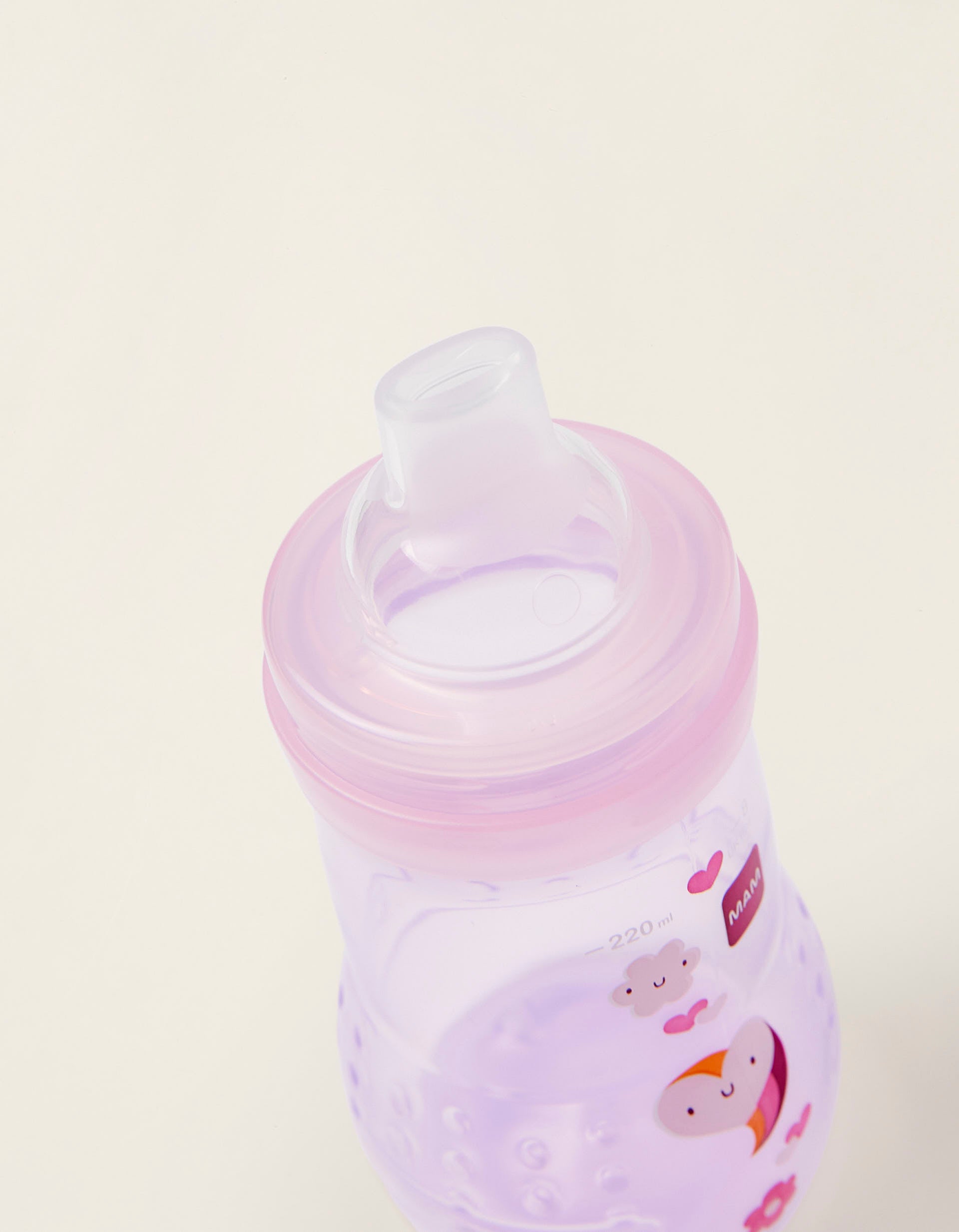 Winged Sippy Cup Pink 220ml Mam 4m+