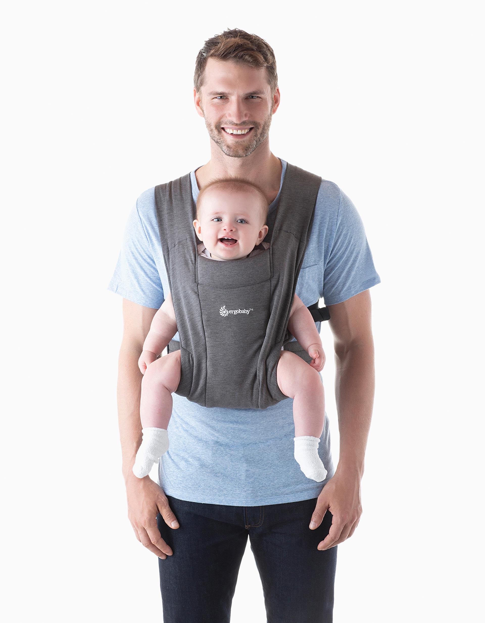 Baby Carrier Embrace Ergobaby Grey 0M+