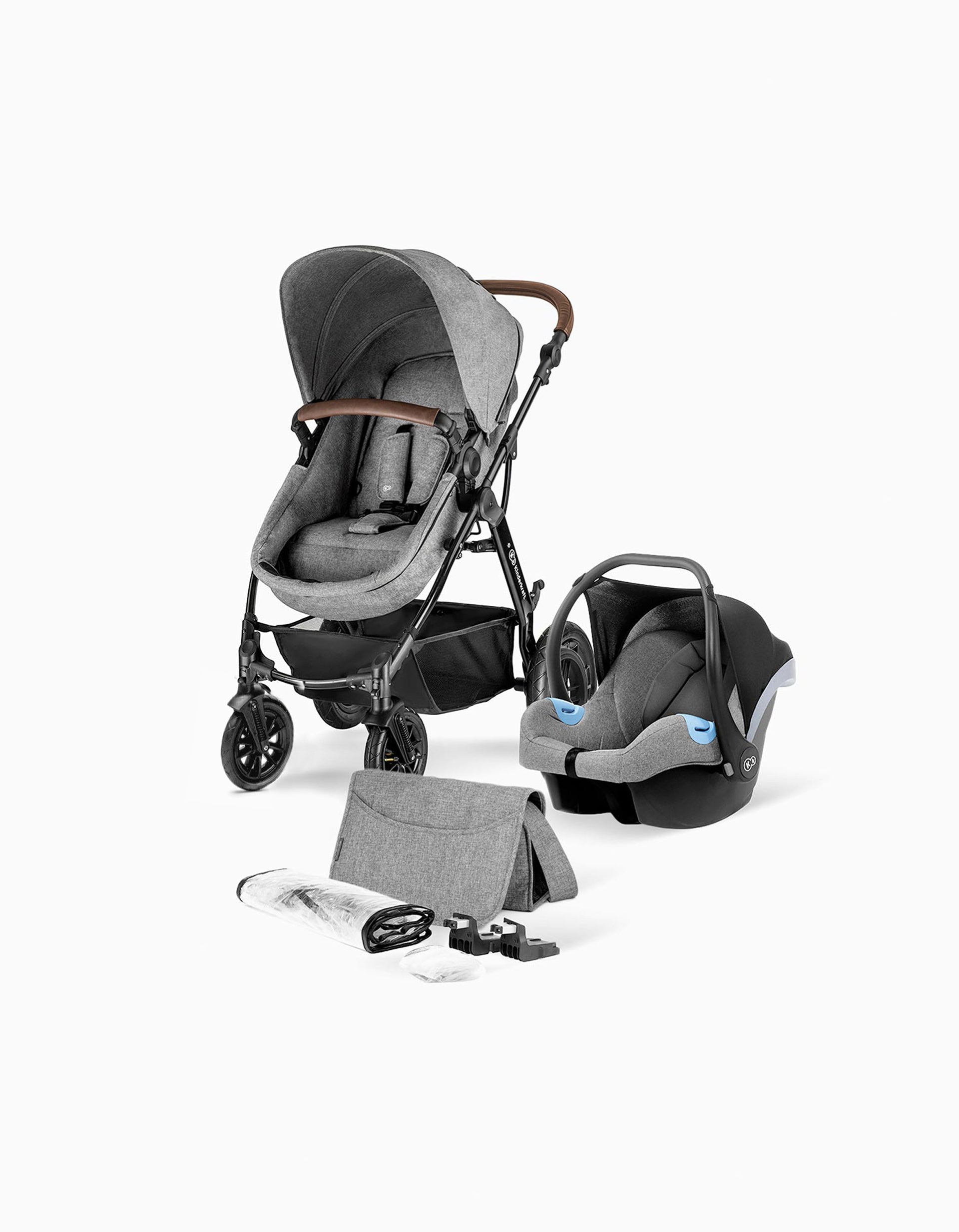 Conjunto de Paseo 3 en 1 Moov Kinderkraft Gris
