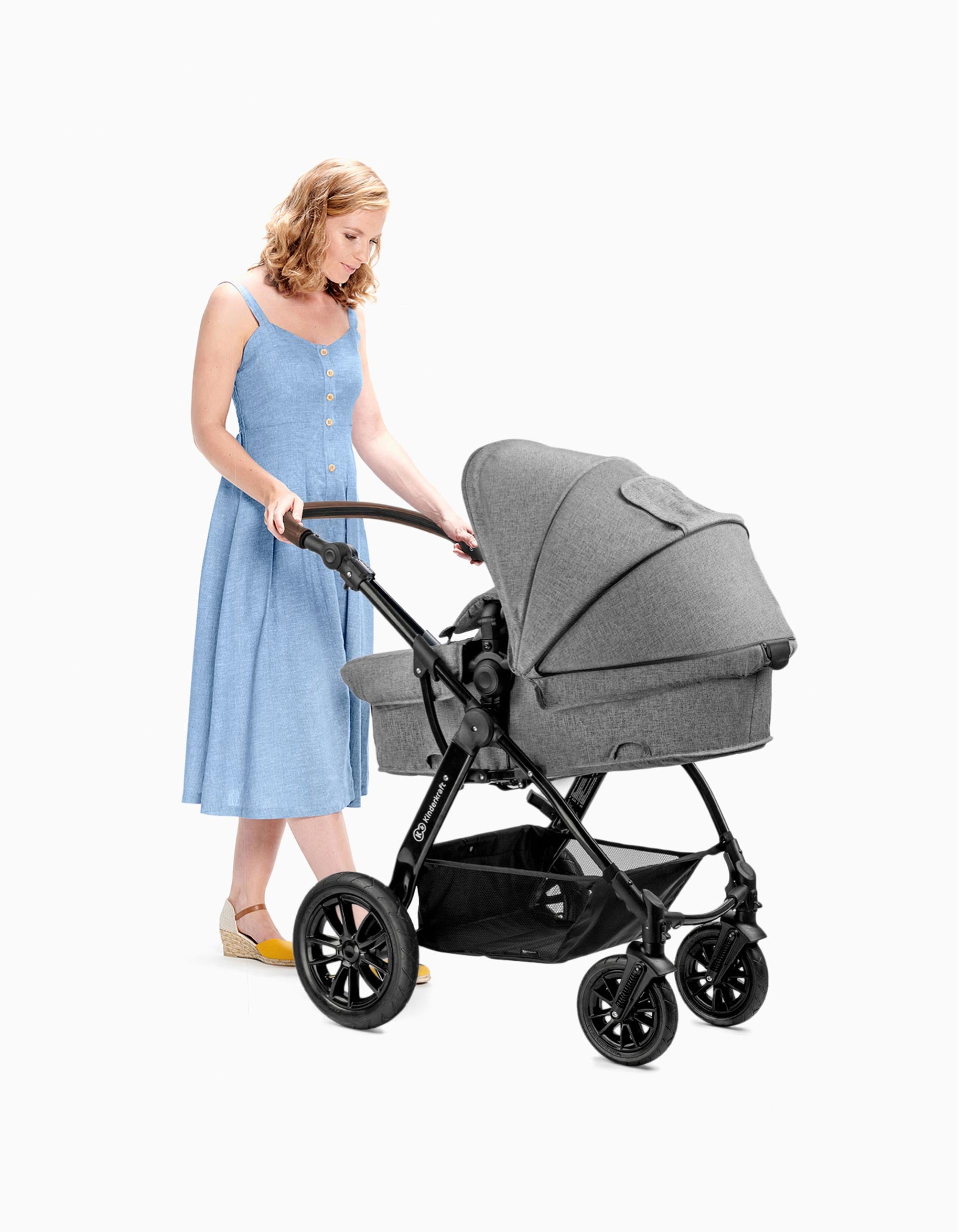 Conjunto de Paseo 3 en 1 Moov Kinderkraft Gris