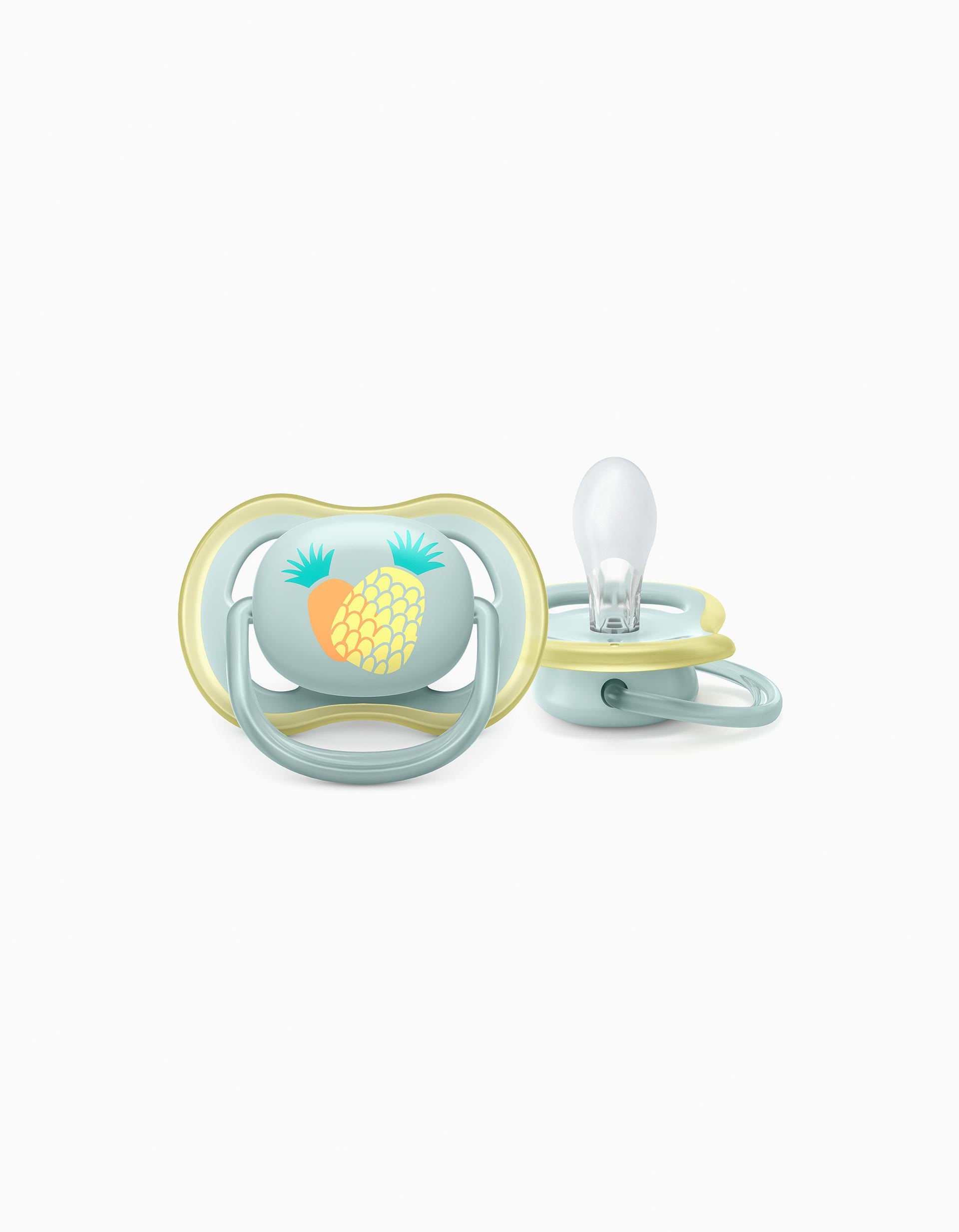 2 Dummies Ultra Air Silicone Tropical 0-6M Philips/Avent