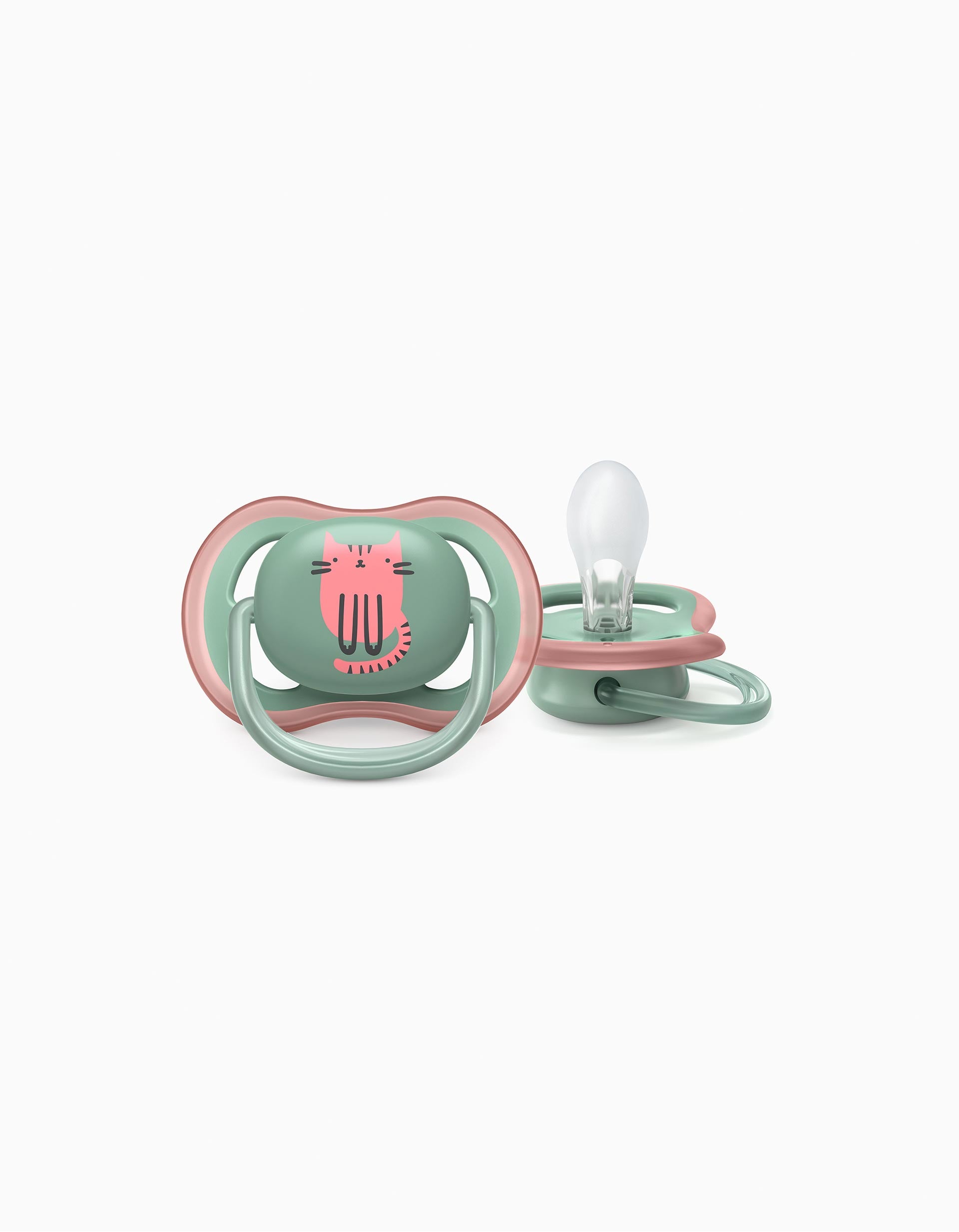 2 Dummies Ultra Air Silicone Girl 6-18M Philips/Avent