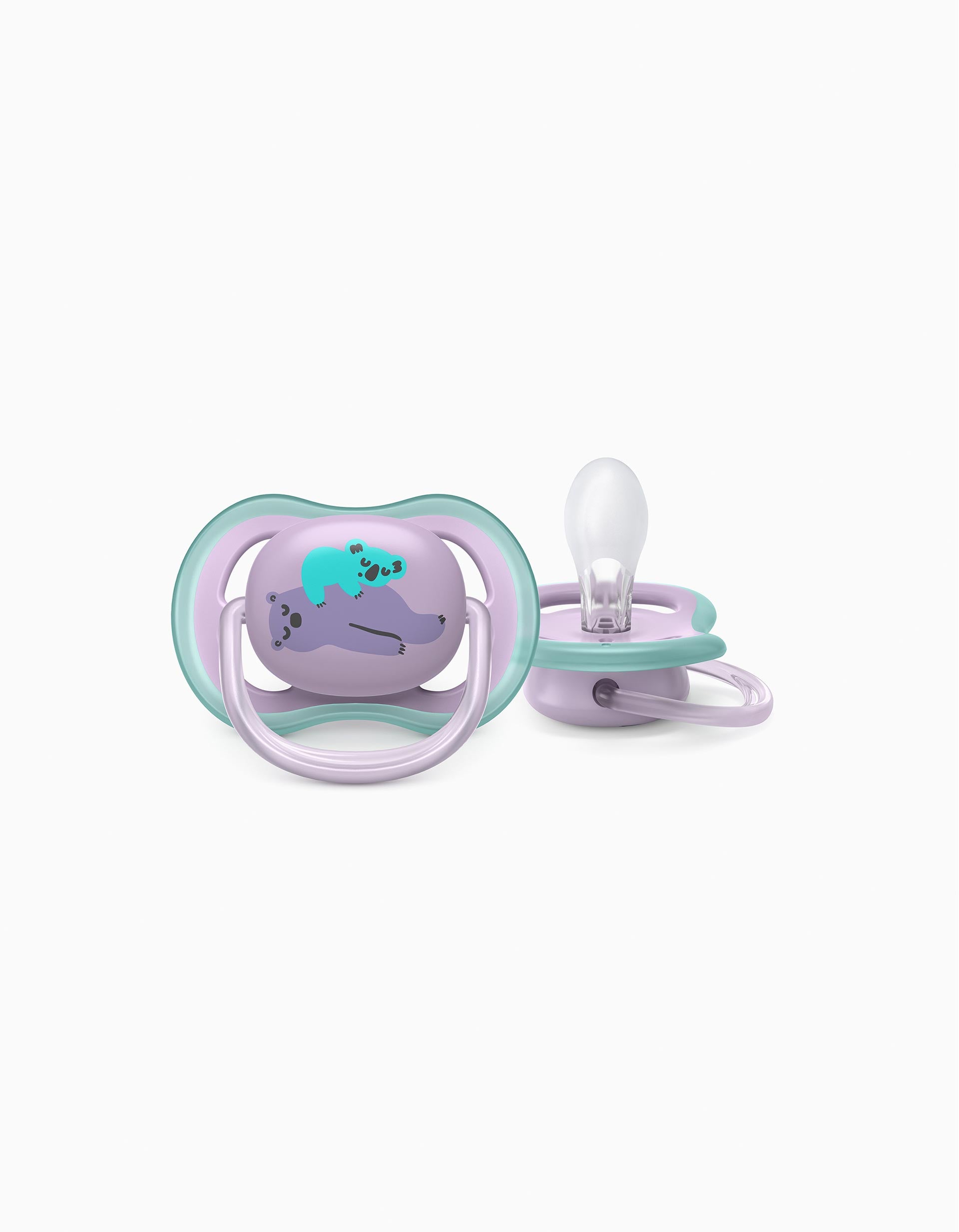 2 Dummies Ultra Air Silicone Girl 6-18M Philips/Avent