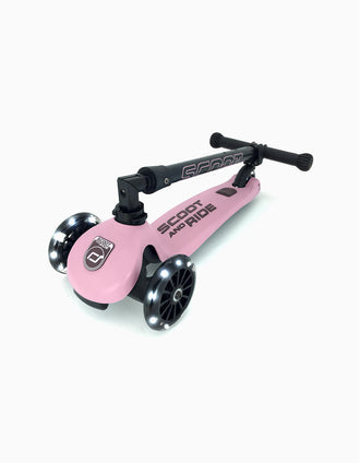 Patinete Highwaykick Three Led Rose