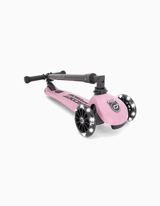 Patinete Highwaykick Three Led Rose