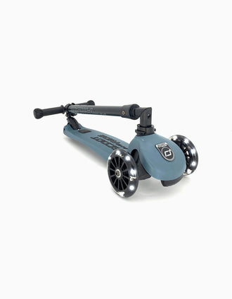 Patinete Highwaykick Three Led Steel