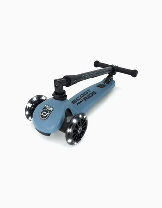 Patinete Highwaykick Three Led Steel