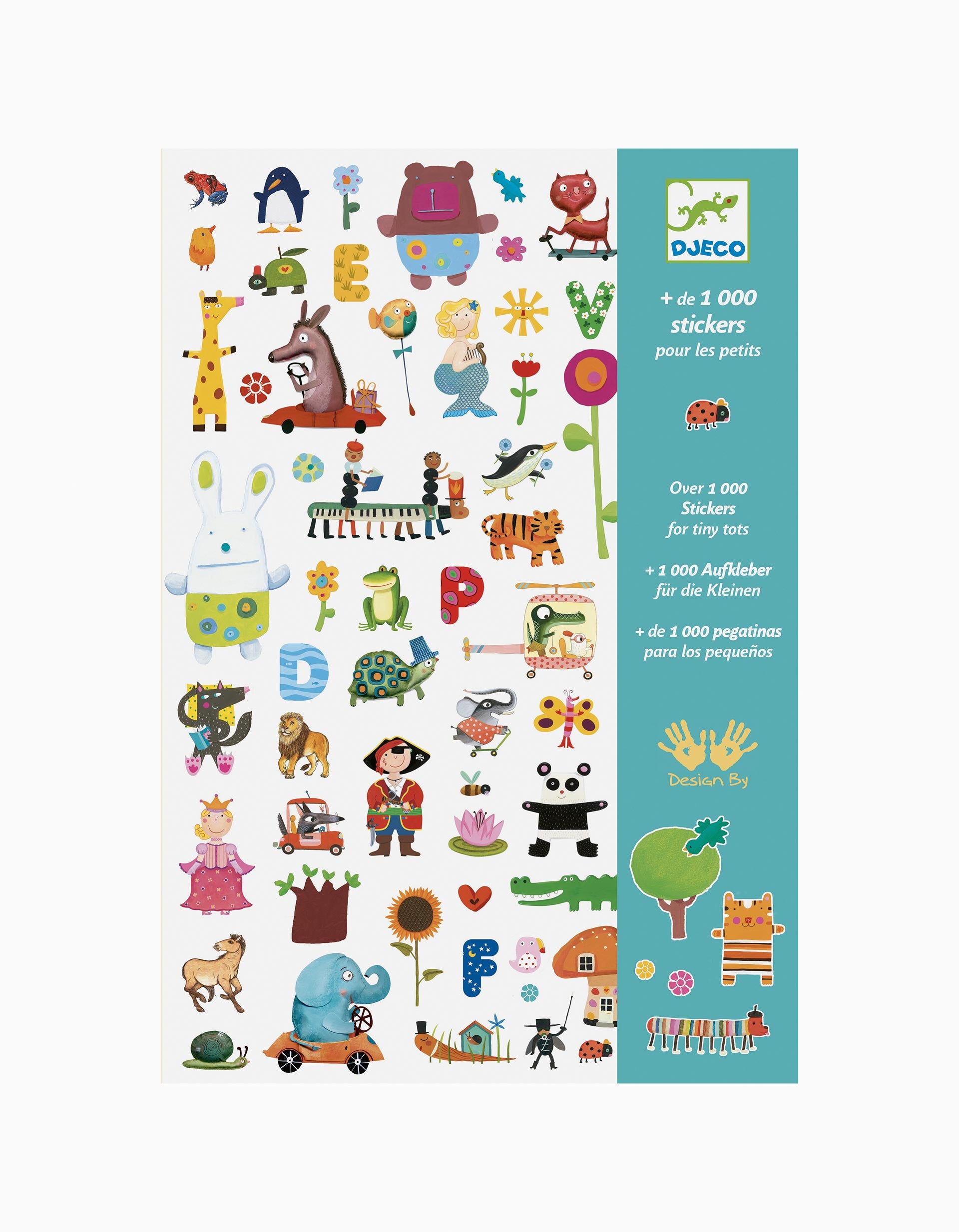 1000 Kid's Stickers Djeco 3A+